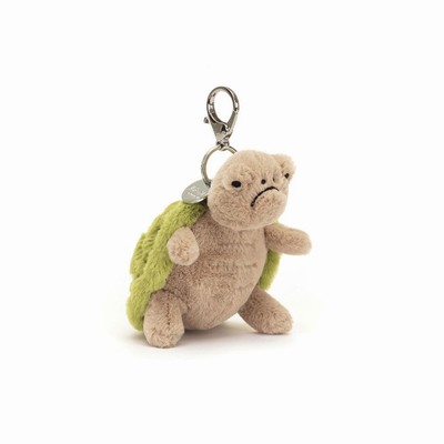 Jellycat Timmy Turtle Bag Charm New Zealand | LQCXY3265